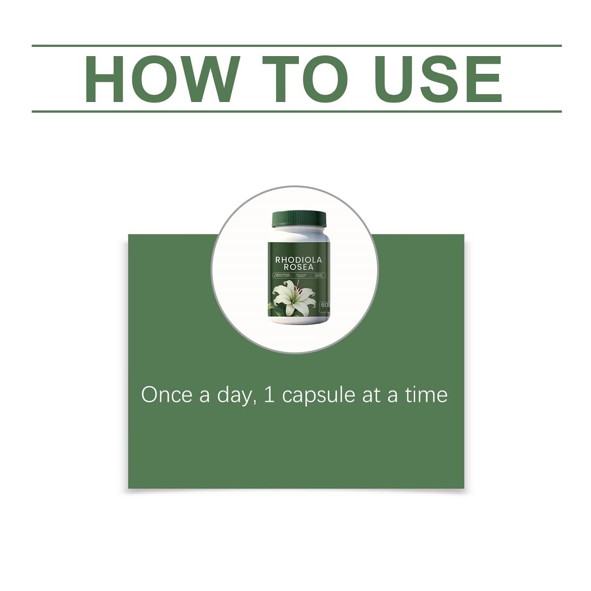 Rhodiola Rosea Extract-Supports Men and Women Mood 3pcs