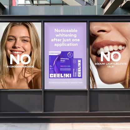 CEELIKE Purple Teeth Whitening 14 Strips (7 Treatments)