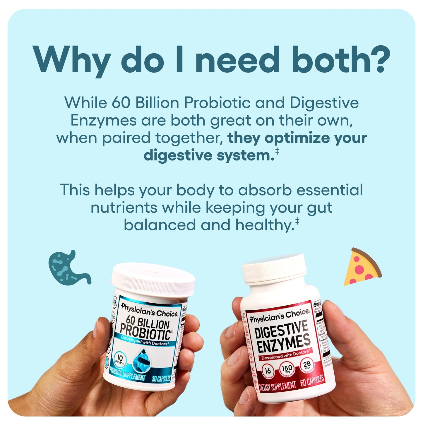 Physician's CHOICE Advanced Gut Health Bundle 30ct